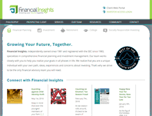 Tablet Screenshot of financialinsights.net